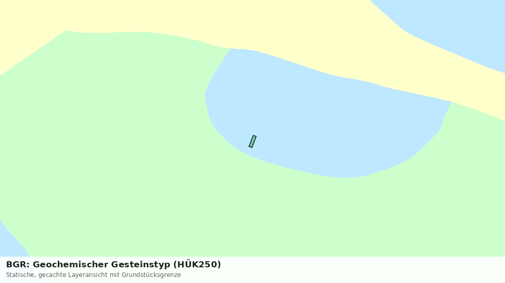 Statische Kartenansicht: BGR: Geochemischer Gesteinstyp (HÜK250)