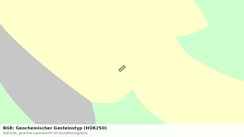 Statische Kartenansicht: BGR: Geochemischer Gesteinstyp (HÜK250)