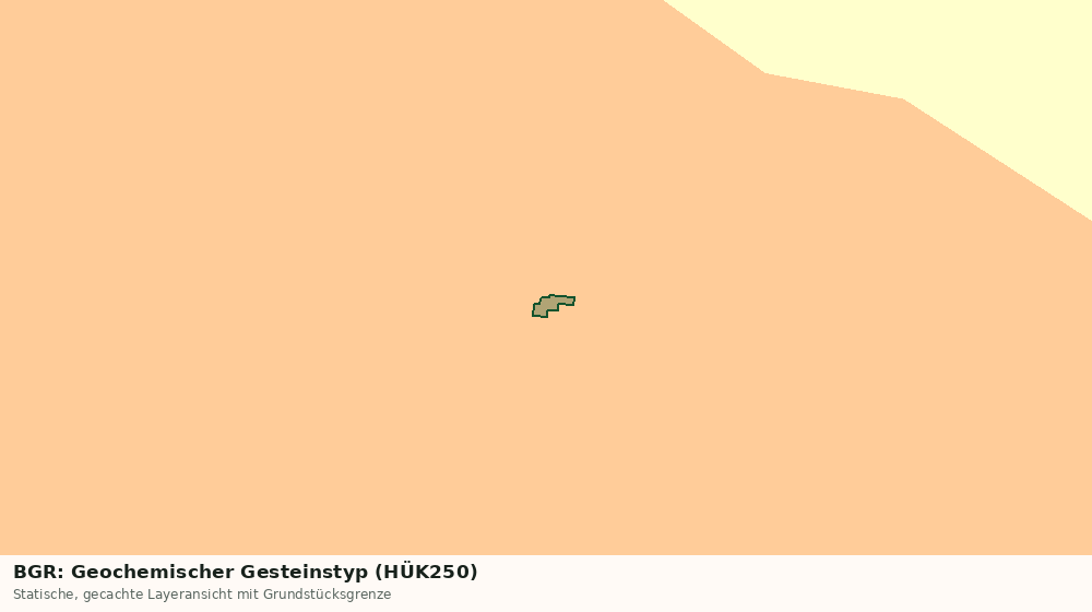 Statische Kartenansicht: BGR: Geochemischer Gesteinstyp (HÜK250)