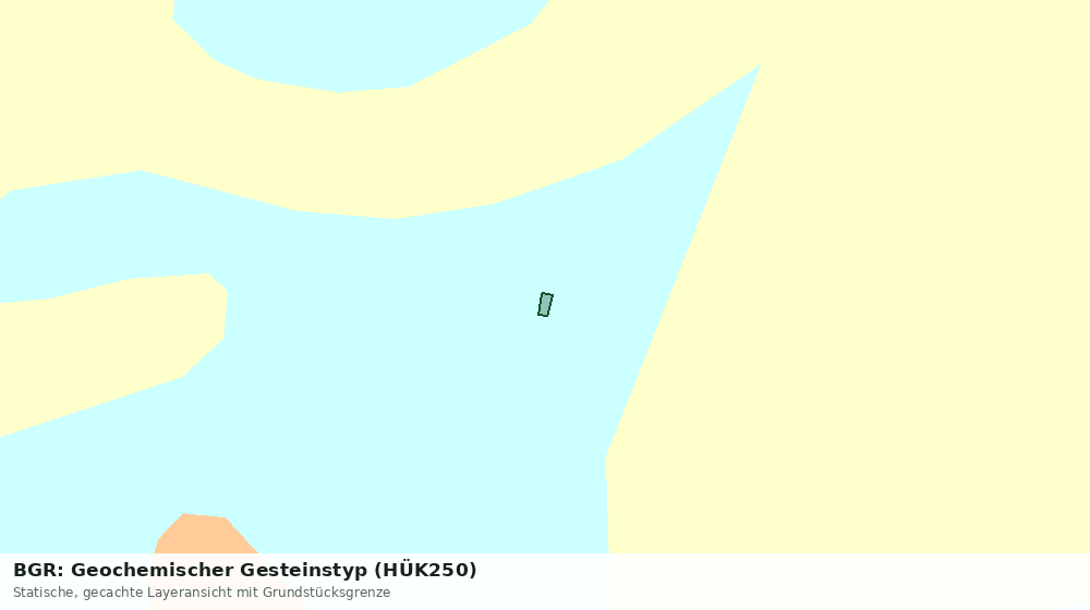 Statische Kartenansicht: BGR: Geochemischer Gesteinstyp (HÜK250)