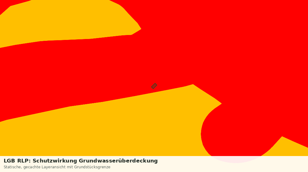 Statische Kartenansicht: LGB RLP: Schutzwirkung Grundwasserüberdeckung
