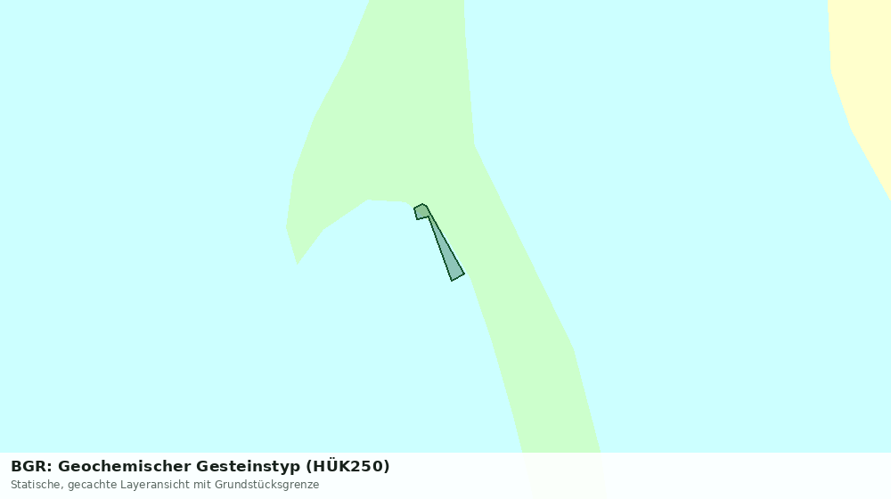 Statische Kartenansicht: BGR: Geochemischer Gesteinstyp (HÜK250)