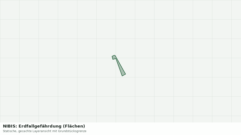 Statische Kartenansicht: NIBIS: Erdfallgefährdung (Flächen)