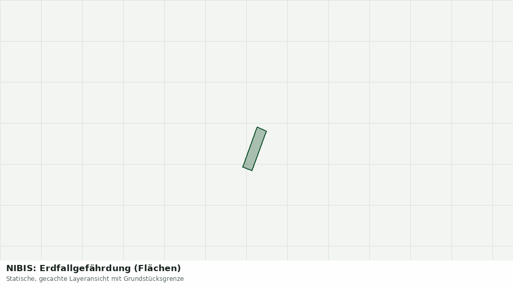 Statische Kartenansicht: NIBIS: Erdfallgefährdung (Flächen)
