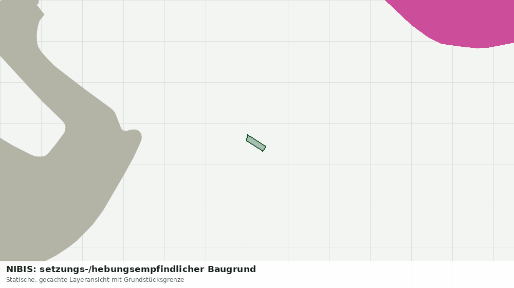 Statische Kartenansicht: NIBIS: setzungs-/hebungsempfindlicher Baugrund