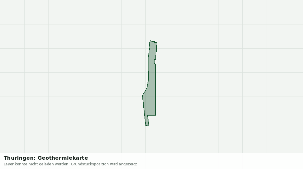 Statische Kartenansicht: Thüringen: Geothermiekarte