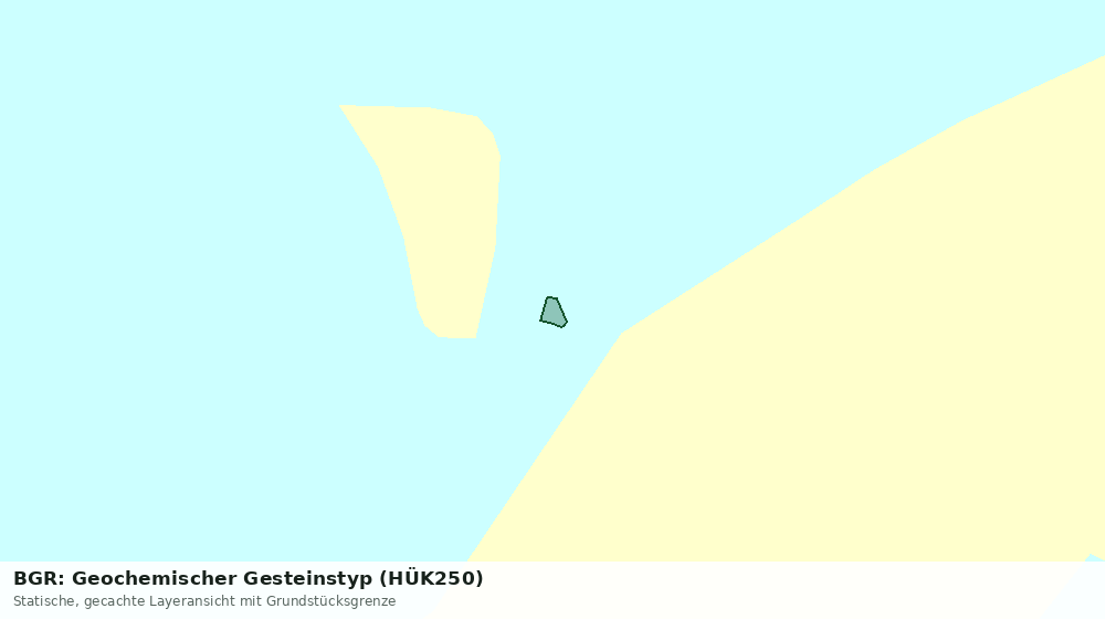 Statische Kartenansicht: BGR: Geochemischer Gesteinstyp (HÜK250)