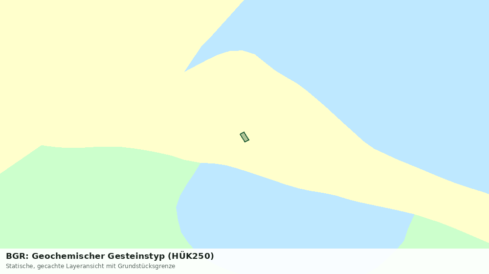 Statische Kartenansicht: BGR: Geochemischer Gesteinstyp (HÜK250)