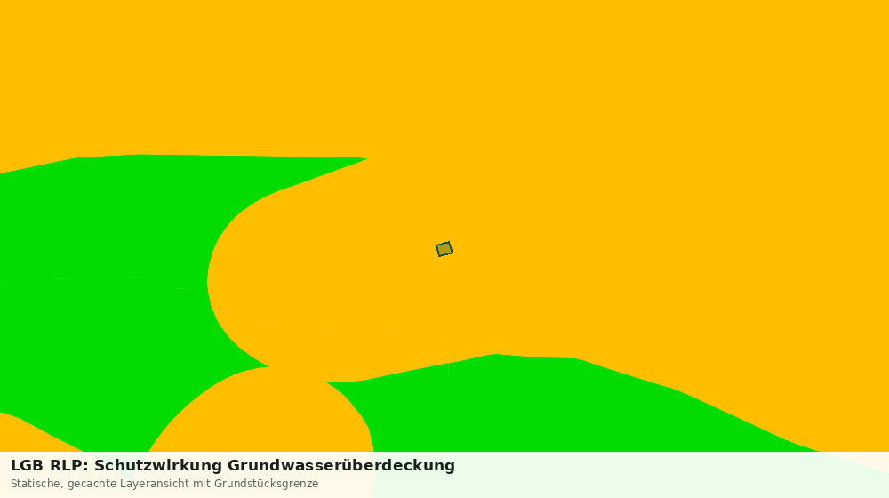 Statische Kartenansicht: LGB RLP: Schutzwirkung Grundwasserüberdeckung