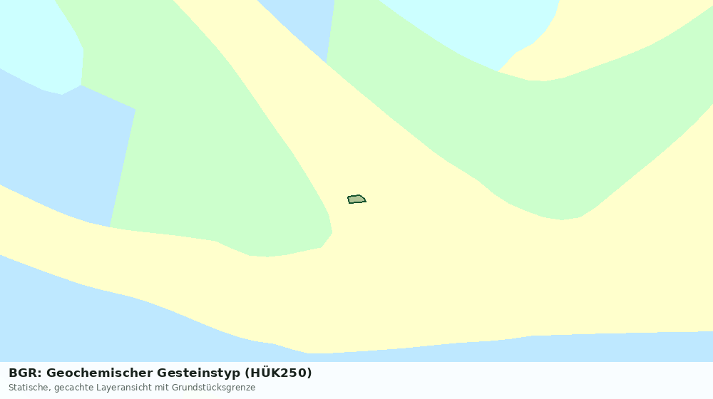 Statische Kartenansicht: BGR: Geochemischer Gesteinstyp (HÜK250)