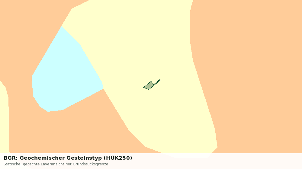 Statische Kartenansicht: BGR: Geochemischer Gesteinstyp (HÜK250)