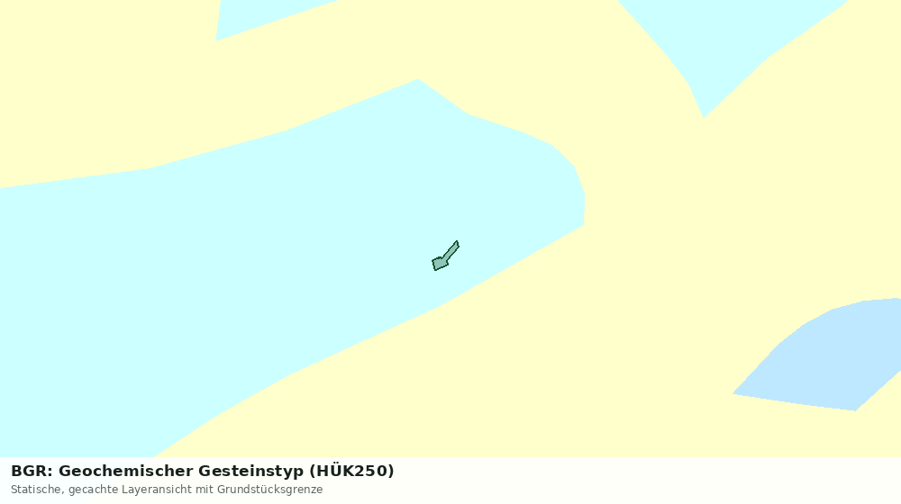Statische Kartenansicht: BGR: Geochemischer Gesteinstyp (HÜK250)