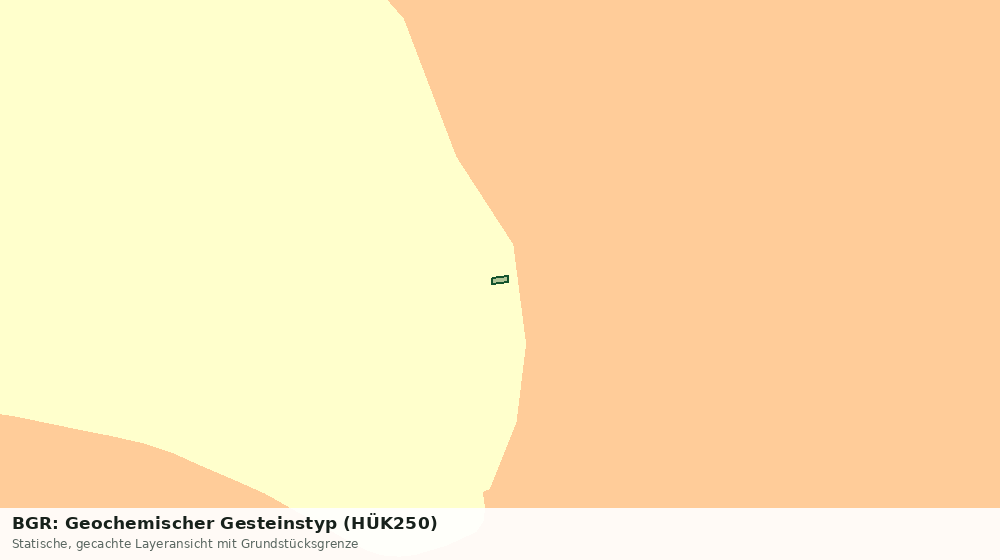 Statische Kartenansicht: BGR: Geochemischer Gesteinstyp (HÜK250)