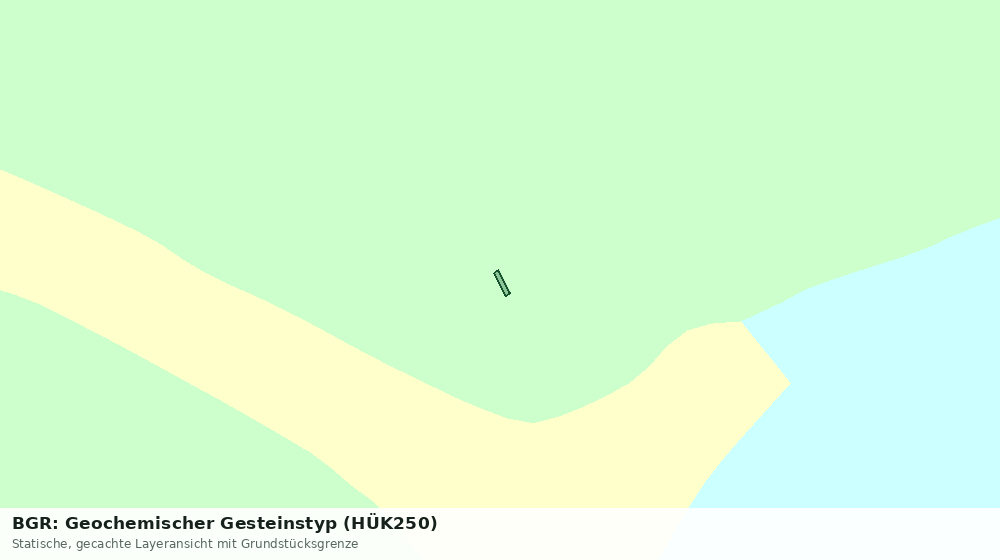Statische Kartenansicht: BGR: Geochemischer Gesteinstyp (HÜK250)