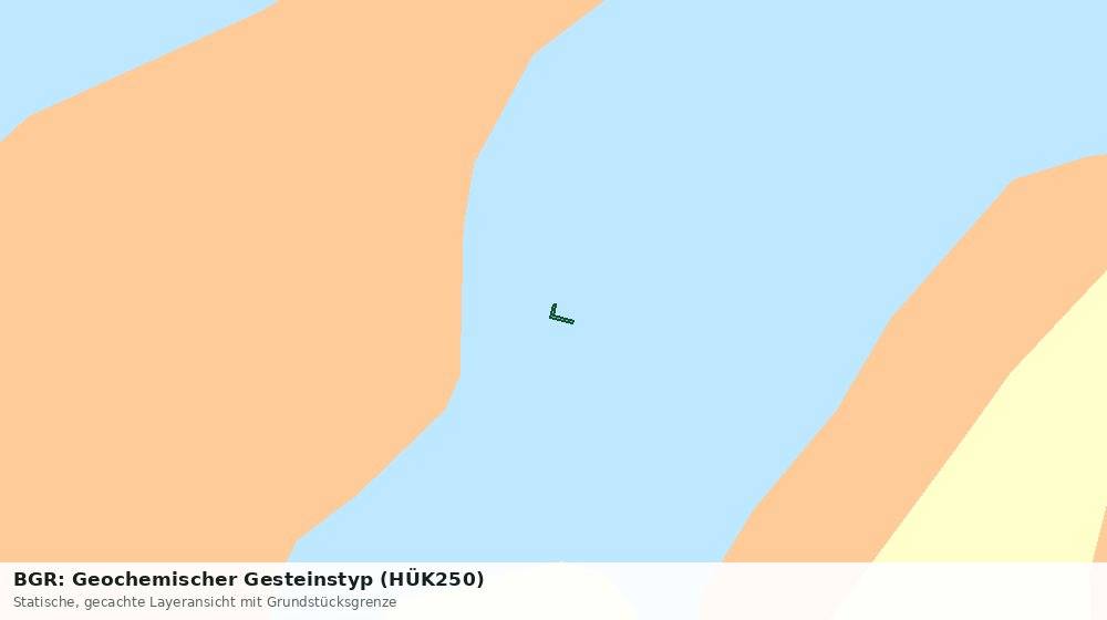 Statische Kartenansicht: BGR: Geochemischer Gesteinstyp (HÜK250)