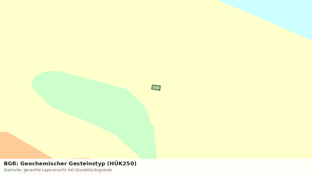 Statische Kartenansicht: BGR: Geochemischer Gesteinstyp (HÜK250)