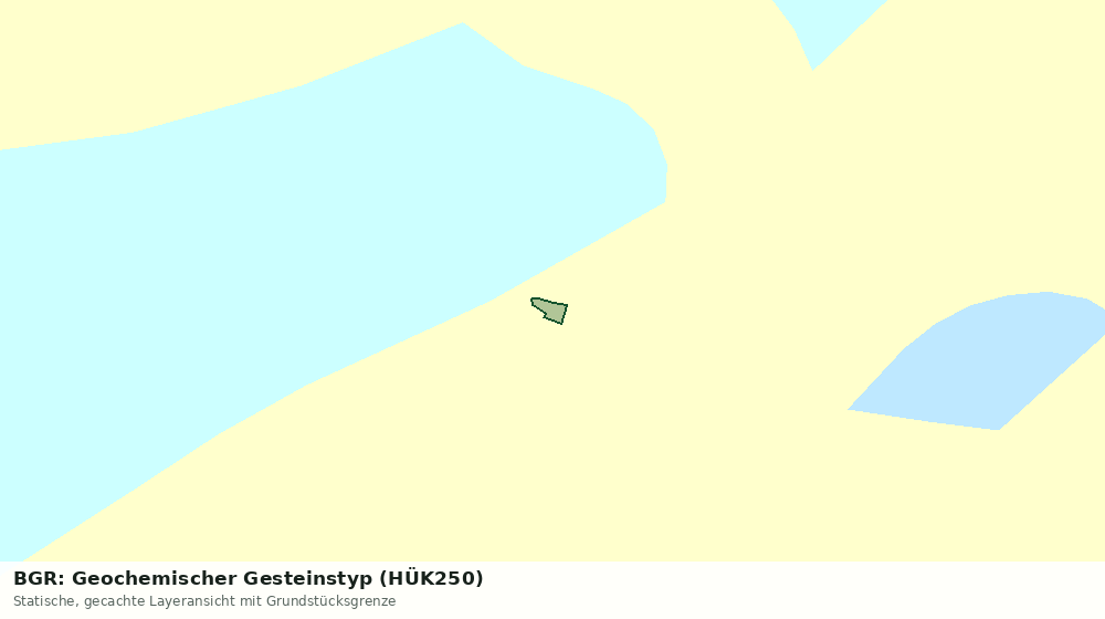 Statische Kartenansicht: BGR: Geochemischer Gesteinstyp (HÜK250)