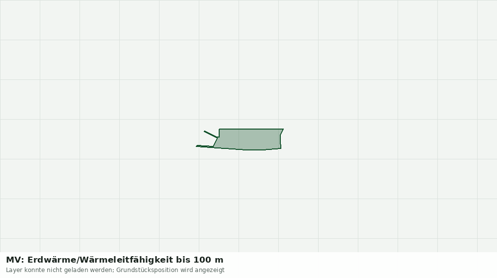 Statische Kartenansicht: MV: Erdwärme/Wärmeleitfähigkeit bis 100 m