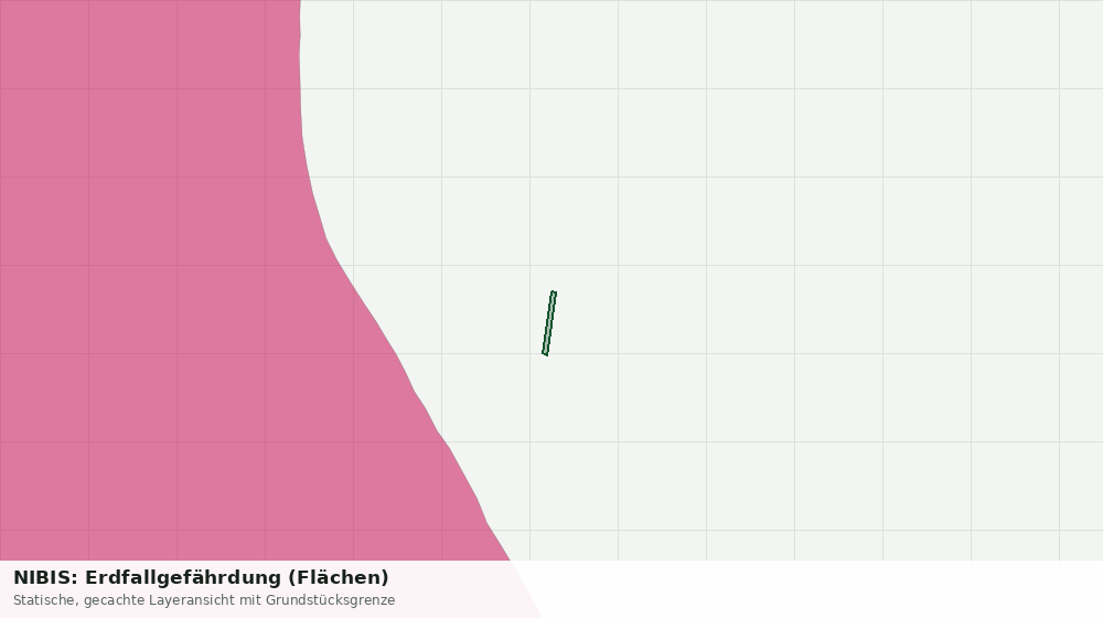 Statische Kartenansicht: NIBIS: Erdfallgefährdung (Flächen)