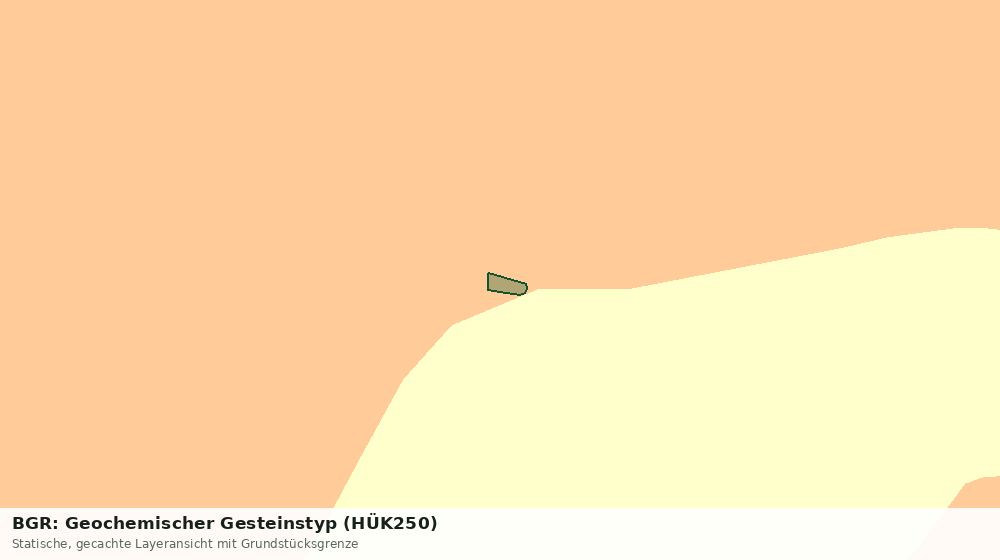 Statische Kartenansicht: BGR: Geochemischer Gesteinstyp (HÜK250)
