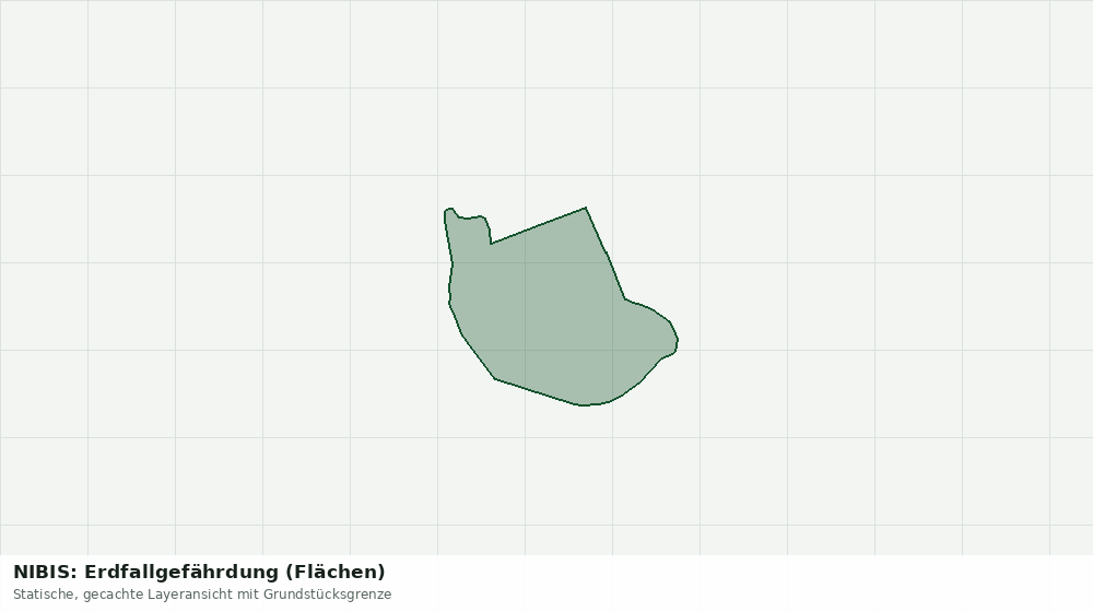 Statische Kartenansicht: NIBIS: Erdfallgefährdung (Flächen)