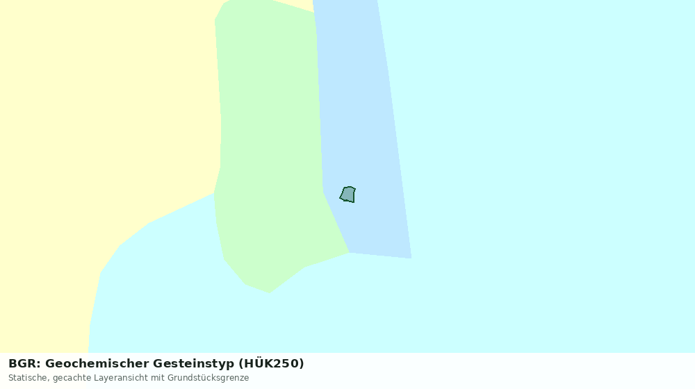 Statische Kartenansicht: BGR: Geochemischer Gesteinstyp (HÜK250)