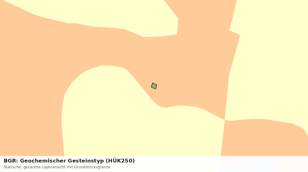 Statische Kartenansicht: BGR: Geochemischer Gesteinstyp (HÜK250)