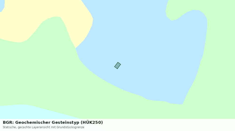Statische Kartenansicht: BGR: Geochemischer Gesteinstyp (HÜK250)