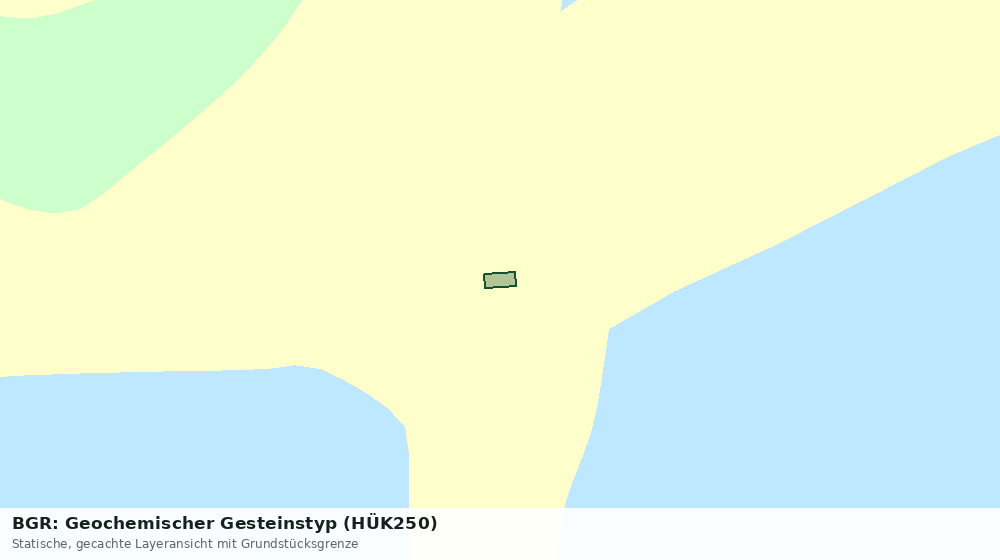 Statische Kartenansicht: BGR: Geochemischer Gesteinstyp (HÜK250)
