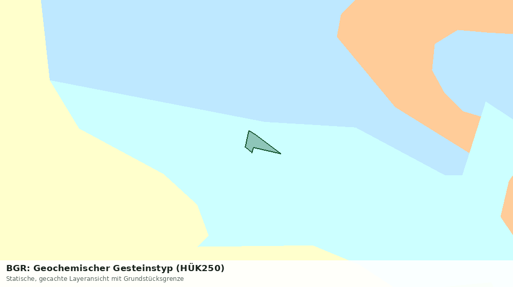 Statische Kartenansicht: BGR: Geochemischer Gesteinstyp (HÜK250)