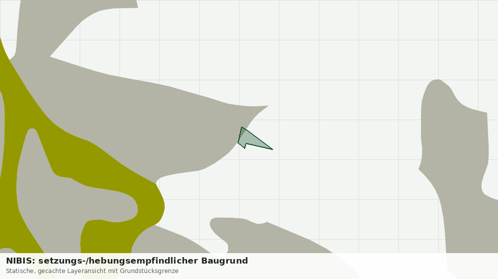 Statische Kartenansicht: NIBIS: setzungs-/hebungsempfindlicher Baugrund