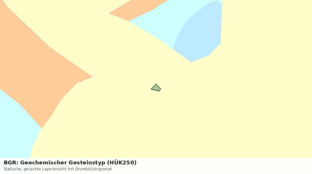 Statische Kartenansicht: BGR: Geochemischer Gesteinstyp (HÜK250)