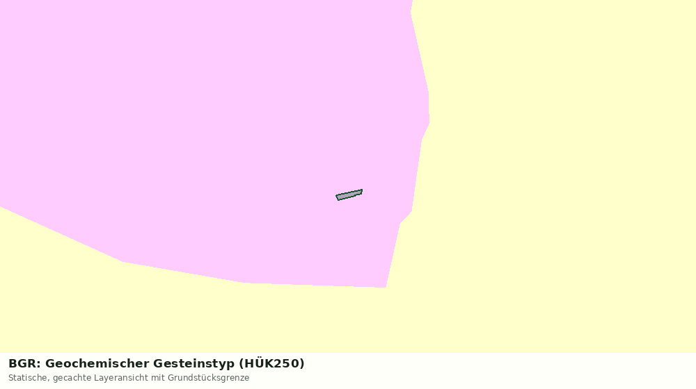 Statische Kartenansicht: BGR: Geochemischer Gesteinstyp (HÜK250)