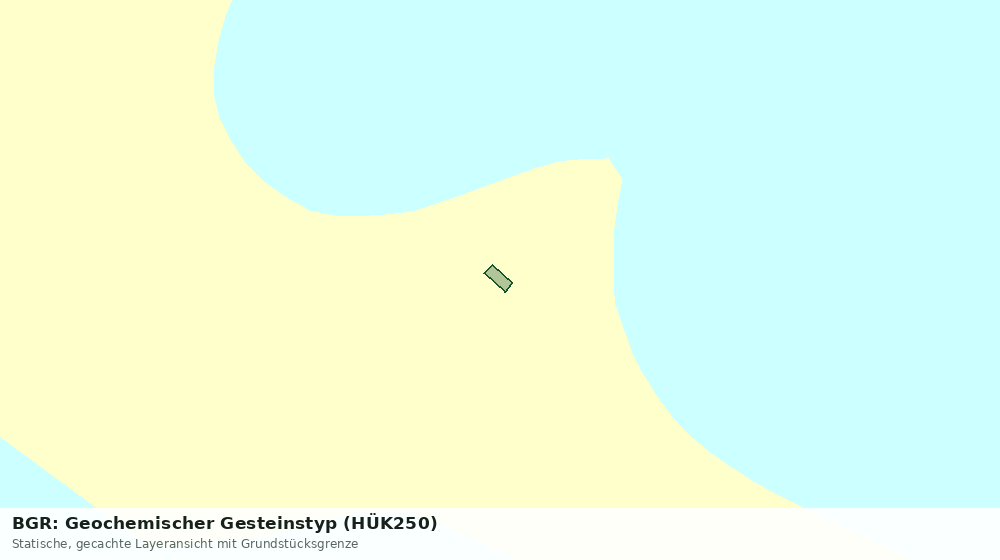 Statische Kartenansicht: BGR: Geochemischer Gesteinstyp (HÜK250)