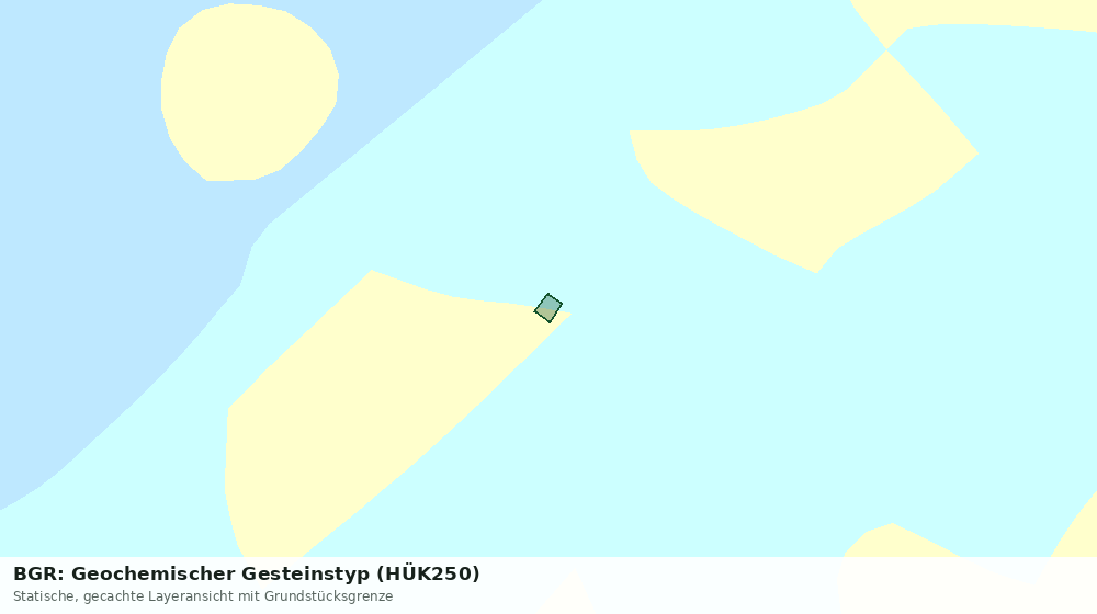 Statische Kartenansicht: BGR: Geochemischer Gesteinstyp (HÜK250)