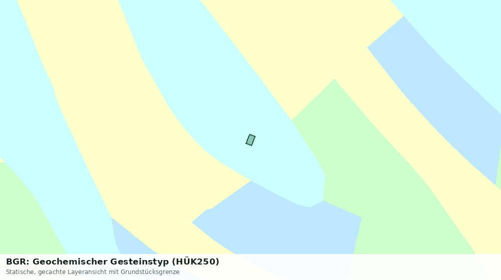 Statische Kartenansicht: BGR: Geochemischer Gesteinstyp (HÜK250)