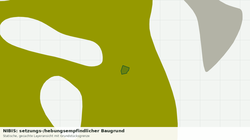 Statische Kartenansicht: NIBIS: setzungs-/hebungsempfindlicher Baugrund