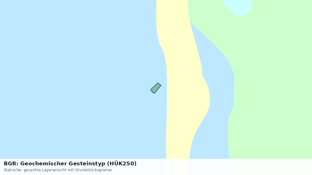 Statische Kartenansicht: BGR: Geochemischer Gesteinstyp (HÜK250)