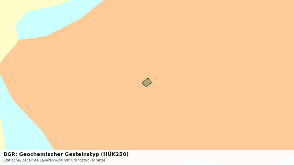 Statische Kartenansicht: BGR: Geochemischer Gesteinstyp (HÜK250)