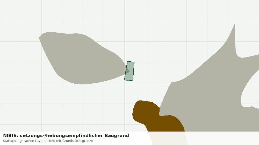 Statische Kartenansicht: NIBIS: setzungs-/hebungsempfindlicher Baugrund