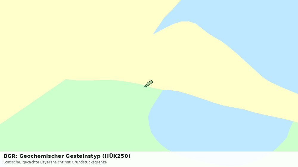 Statische Kartenansicht: BGR: Geochemischer Gesteinstyp (HÜK250)