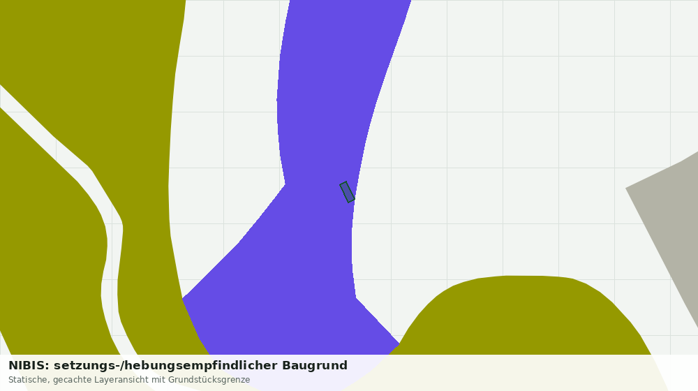 Statische Kartenansicht: NIBIS: setzungs-/hebungsempfindlicher Baugrund