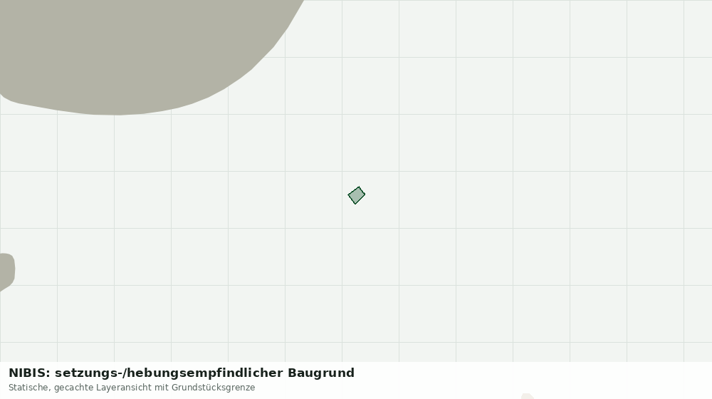 Statische Kartenansicht: NIBIS: setzungs-/hebungsempfindlicher Baugrund