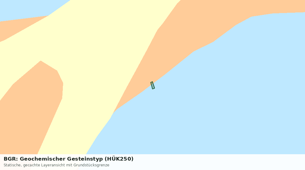 Statische Kartenansicht: BGR: Geochemischer Gesteinstyp (HÜK250)