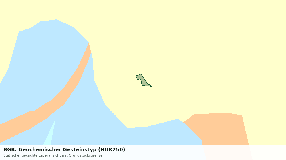 Statische Kartenansicht: BGR: Geochemischer Gesteinstyp (HÜK250)
