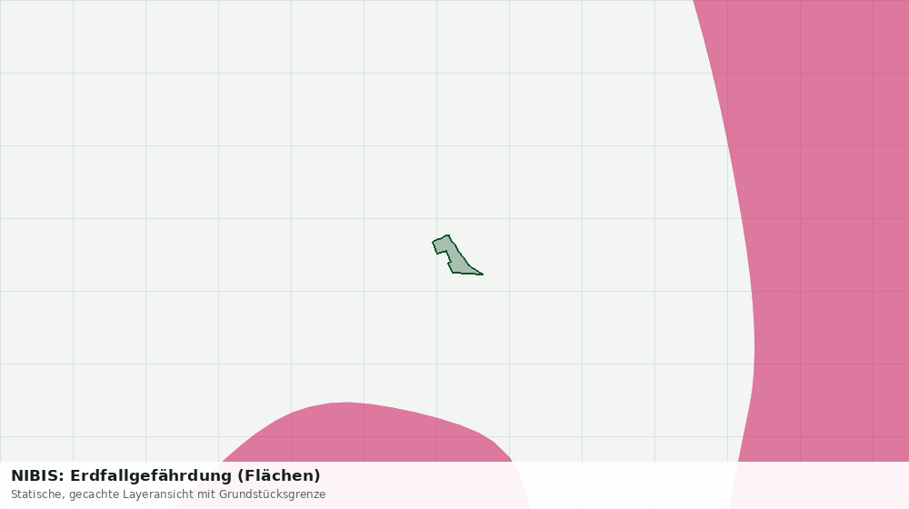 Statische Kartenansicht: NIBIS: Erdfallgefährdung (Flächen)