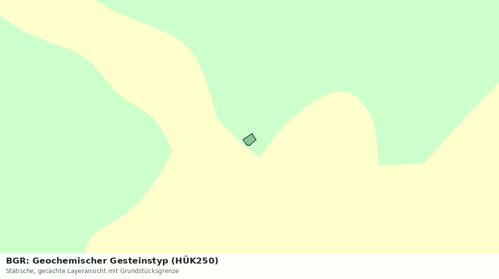 Statische Kartenansicht: BGR: Geochemischer Gesteinstyp (HÜK250)