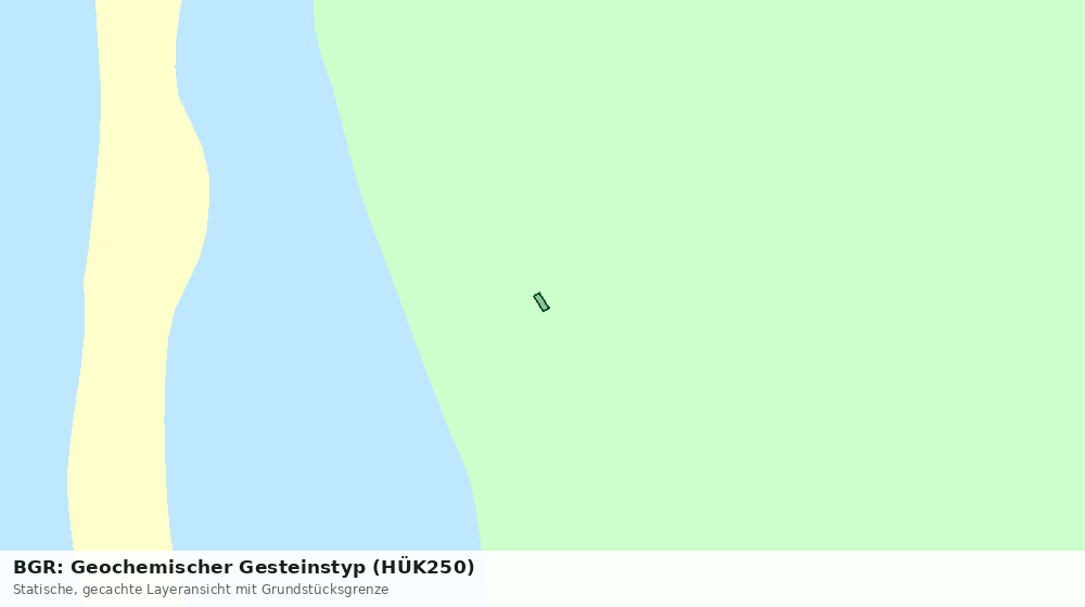 Statische Kartenansicht: BGR: Geochemischer Gesteinstyp (HÜK250)