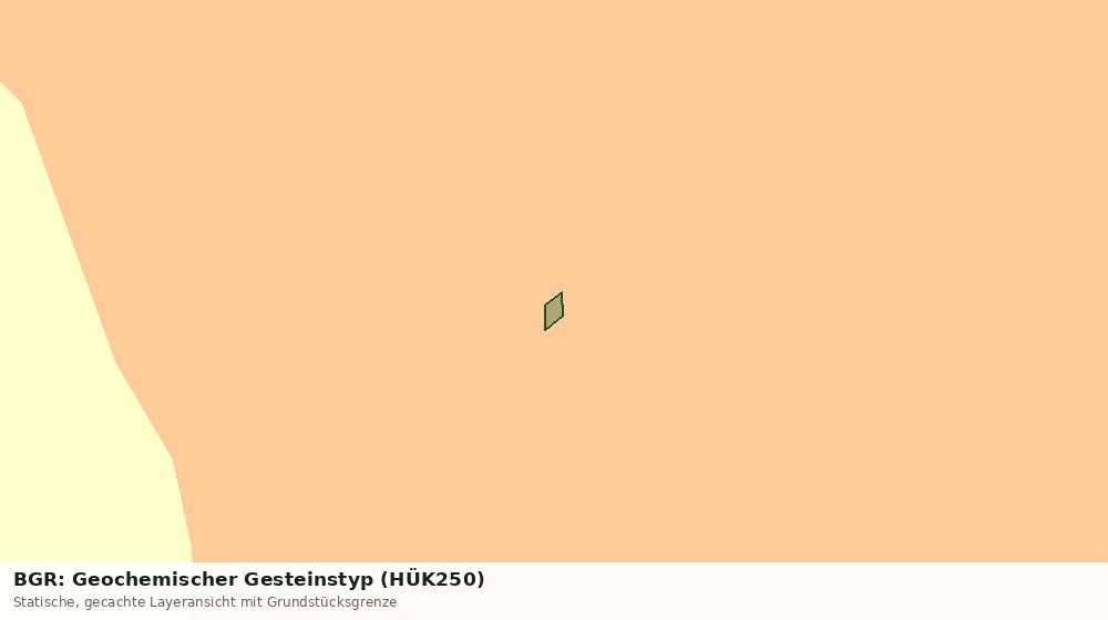 Statische Kartenansicht: BGR: Geochemischer Gesteinstyp (HÜK250)