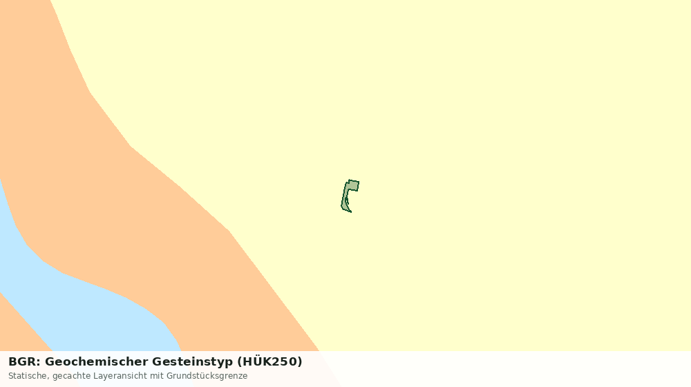 Statische Kartenansicht: BGR: Geochemischer Gesteinstyp (HÜK250)